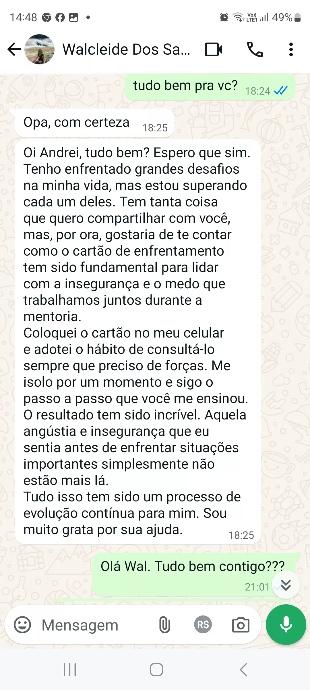 Depoimento Wal