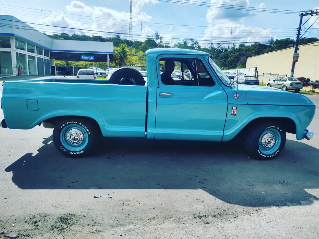 C-10✅ Pneus 255-60R15✅ Rodas na cor carro ✅ Balanceamento 3D Bora agora dar um grau com o melho