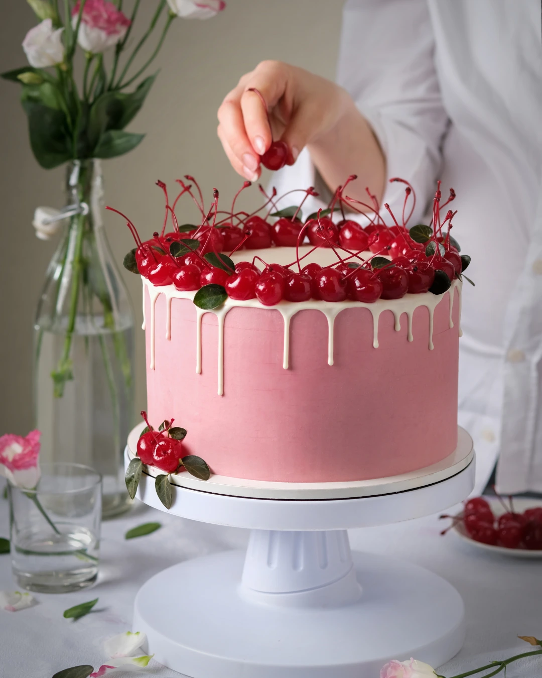 Post instagram encomenda de cup cake personalizado para festa delicado em rosa (1)