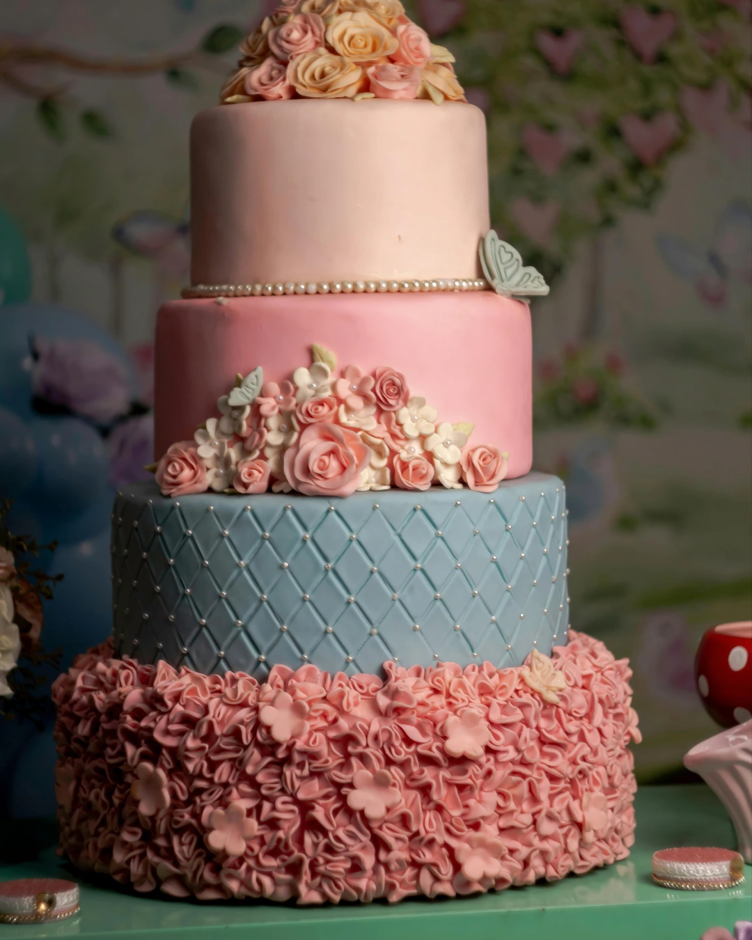 Post instagram encomenda de cup cake personalizado para festa delicado em rosa (6)