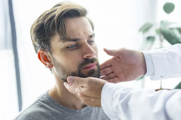 crop-hands-touching-lymph-nodes-patient